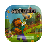 PLATO MINECRAFT 6 UNIDADES